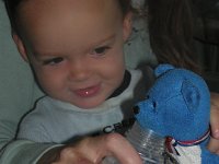 2007-01-28Sam2ndB-dayMorning (6)  and Bear!