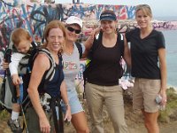 ali sher leo dia  Hike with some of our Swamp Romp team (up to a dozen women now!). This is one of the pillboxes on the Lanikai Hills hike above Lanikai beach. Nice graffiti, eh?