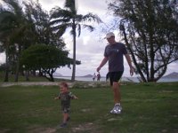 IMGP1107  Chasing birdies with Daddy!