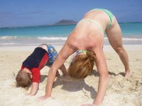 IMGP1125  Doing yoga on the beach, and finding a new perspective that inspired several other pictures :)