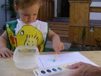 IMGP1165  water colors with Gramma