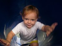 IMGP1671  He is a very determined slide-climber. He gets VERY upset when his little knees slip and he can't get up. You can imagine the echo of his cry inside the slide. Very embarrassing!