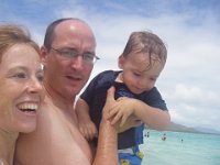 IMGP1927  Somebody was too eager to get back into the water for a little family self-portrait...