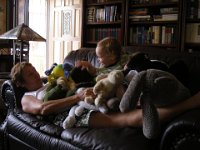 IMGP2168  Mauling Gramma and all his animal friends!