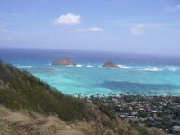 IMGP2364  The Mokulua Islands featured in many of my sketches and Sam's books.