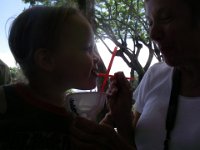 IMGP2371  Stealing Gramma's shave ice!