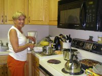 IMGP4850  Nana cooking a yummy dinner!