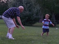 imgp4458  Playing with Grandpa in the vast backyard!