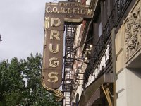 imgp4718  The oldest continually operating drug store in the US - pretty cool inside. One of Mary's friends was promoting her own line of skin care products, so we popped in to support her.