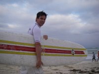 IMGP5573  Doug decides to give Pipeline a go...NOT! This is Kailua Beach.