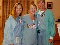 2008-05-21HospitalTeamForAlliBen  Ok - we're finally admitted now :) Here's the team! Candy, Christi, Cathi!