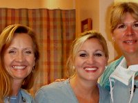 2008-05-21HospitalTeamForAlliBenCloseUp  Cathi (far right) is my friend from the Swamp Romp a year ago. She is a nurse anesthetist who did my epidural. I can't thank her enough for giving me the info I needed to make an educated decision about having an epidural or not. I am so thankful that I did. It made the entire experience radically different. Sam's delivery was not only long and difficult, but his shoulder was stuck at the end as well.