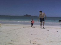 ATT00290  Dave and Sam enjoyed an HOUR of boogie boarding! What a beautiful day!