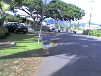 sam running  Sam out jogging. Great form, huh!?