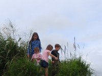 P2030020  A hill that the children all climbed up, then pulled the grown-ups up one at a time.