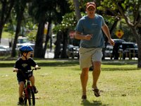 samrides1  Out for a cruise in the park! I am so glad Dave was here to do this with Sam. If he were still on a ship odds are good he'd be gone for these firsts. We are blessed.