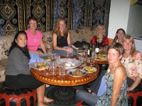 2009-03-14Casa blancaSwampRompers  Here we are out to dinner at Casablanca in Kailua - this is the Swamp Romp gang (minus Sue who had family in town) and our friend Vicky to the far left. Then mom, me, Amy, Kathy, Cathi, and Michelle. We had a great evening! And Dave did fabulously solo with the boys :)