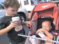 ATT00751  Out on another run - "holo holo" - and sending cell phone pictures to daddy :)
