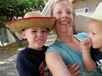 P6150002  Out buying cowboy hats at Goodwill! I LOVE Ben's but his head is already too big for it!