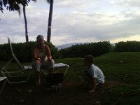ATT00406  Helping Auntie Pam with the grill.