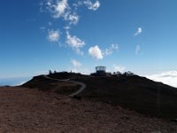 P6010108  We went up to Haleakala - 10,000 ft volcano summit with observatories on the top. Very other-worldly.