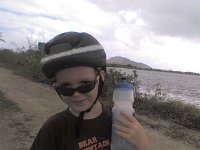 ATT00153  Out on a run around the fish ponds on base. Trying to be good about sending Dave cell phone pics of the boys so he can try to figure out what we're up to :)