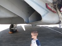 P8090006  Checking out an F-14 on the tarmac.