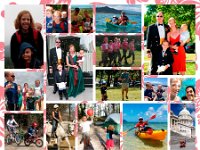 2009  I made a collage of our year...nice way to remember so many adventures and happy times with family.