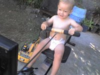 ATT00664  Ben enjoying some rowing time - like his workout outfit!?