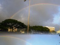 IMGP0199  Very wide rainbow! All the way across the sky.