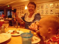 IMGP0400  Mom feeding and shooting video!