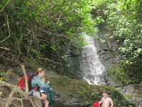 IMG 0060  Ending up at Likeke Falls (which is really a man-made falls created by puncturing a dike while digging the tunnels for the Pali). Sure is fun to visit and play in the pools!