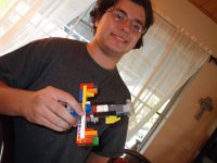 IMGP2376  Big Ben still likes to build with Legos! How cool! This is a neat plane!