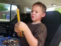 IMGP2263  Oooooh! Trail mix and an ice pop! What could be better?