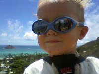 Photo-0018  On the Pillbox trail - cell phone pic to daddy.