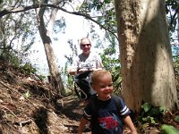 IMGP0284  Out on a hike with our buddy from school - Claudia and her son Andrew.