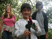 IMGP1778  Keani, her mom Anela, and  her mom Genie (spelling? sorry!) on a holiday hike up the Old Pali Rd all the way to the Lookout! This is awapuhi, or Indian Ginger (I think!). What Paul Mitchell came up with for a shampoo which ultimately pulled him out of homelessness...thanks to Genie for that background.