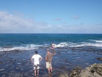 IMGP2116  A lava shelf walk for Jesus and Doug, Daddy and Sammy.