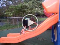 VIDEO0005  They were just laughing and laughing about the wet slides and how you just shoot down like a rocket!