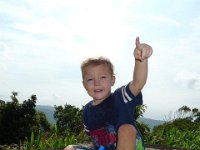 2011-02-15Pu'u 'Ohi'aHikers (14)  A big cold but such a good sport. Neither of my boys EVER complains. They may be a bit cranky sometimes, but they just don't complain about being tired, hungry, cold, sick. How is that? They sure do make their needs known, though. They just don't complain. Neat boys. I admire them.
