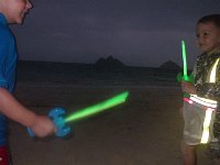 IMGP3065  Tamara brought glow swords! They really hung onto those. Worked like a charm. Highly recommended. The other kinds the kids are not too enamored with and just don't hold onto them. They'd have to be duct-taped.