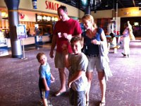 IMG 4181  Finally going to Cars 2 in the THEATER! They are so excited. First big movie experience!