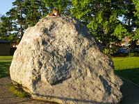 IMGP4699  Sam resting on the boulder :)