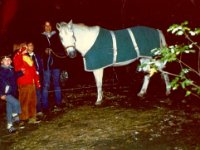 1979-10-07SodaArrives  My first pony, Soda, arriving when I was age 8. Being around horses lately makes me sooooo want one again.