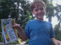 reading program  Sam finished his reading program and earned a ticket to the FAIR!