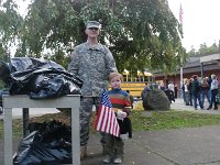 IMGP5281  Loading up 127 pounds of candy to ship to the troops!