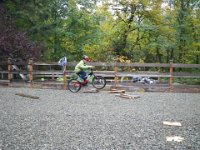 IMGP5347  More bike jumps after getting back from Grand Forest. He can't get enough!
