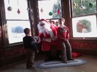 IMAG1134  Telling Santa about wanting an axe for Christmas!