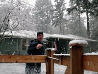 IMGP5832  Dave trying to get me with a snow ball :)