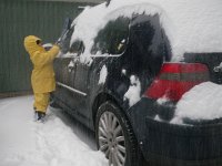 IMGP5899  Cleaning Daddy's car off :)